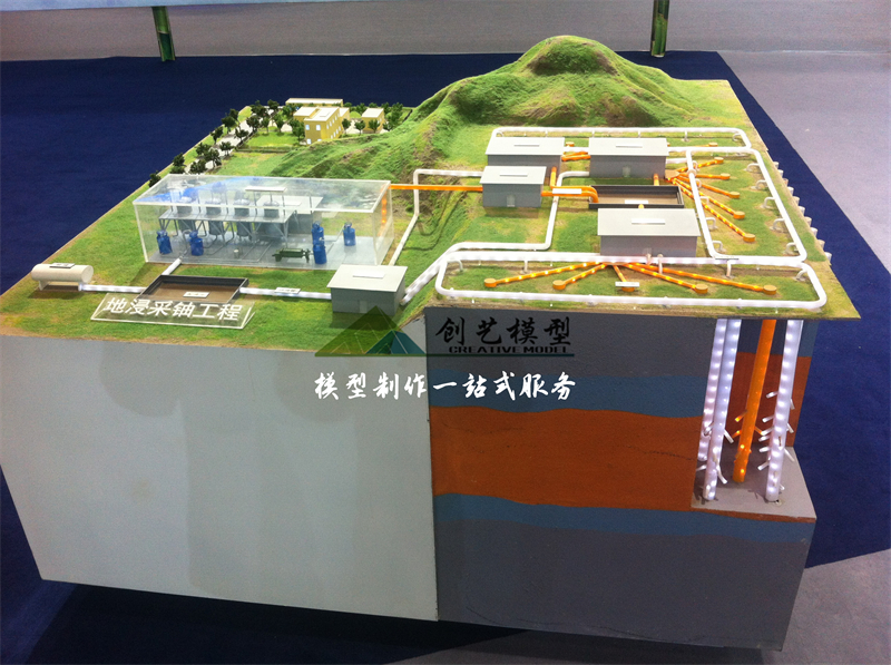 地侵采軸工程模型