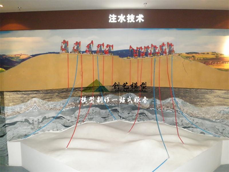 地侵采軸工程模型