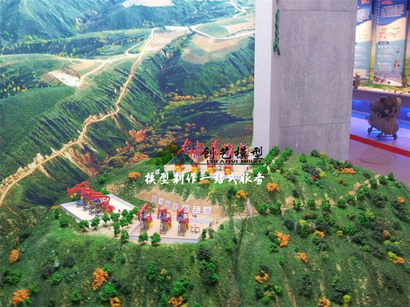 石油開發(fā)及儲存演示模型