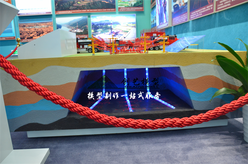 油田壓裂場(chǎng)景模型