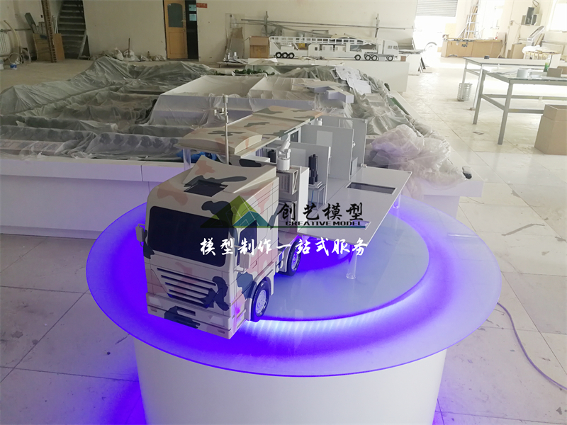 軍用通訊車剖面結(jié)構(gòu)模型