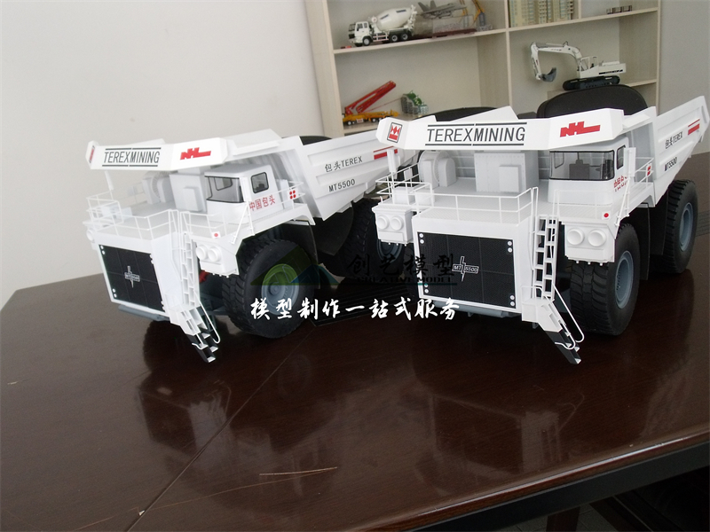 包頭重工定制工程車輛模型