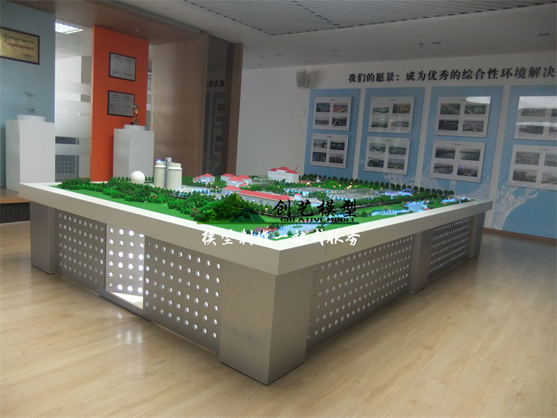 污水處理廠沙盤模型