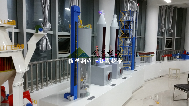 5000噸新型干法成套設(shè)備水泥生產(chǎn) 線教學(xué)沙盤模型