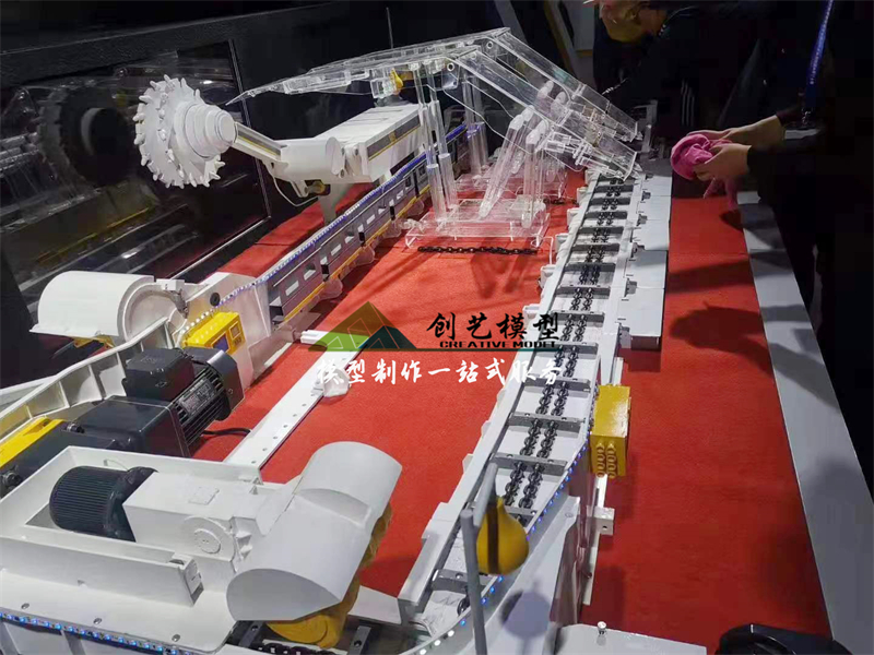 煤礦智能開采工藝沙盤模型