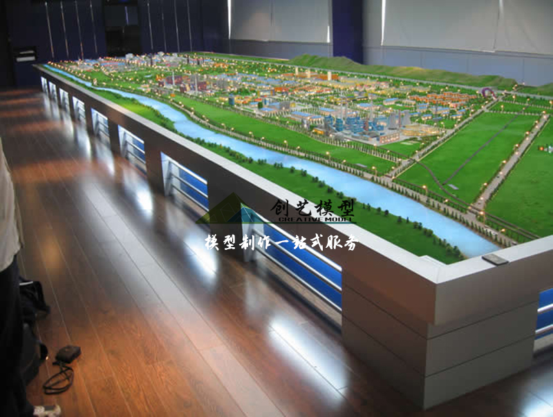 內(nèi)蒙古烏海工業(yè)區(qū)規(guī)劃沙盤模型