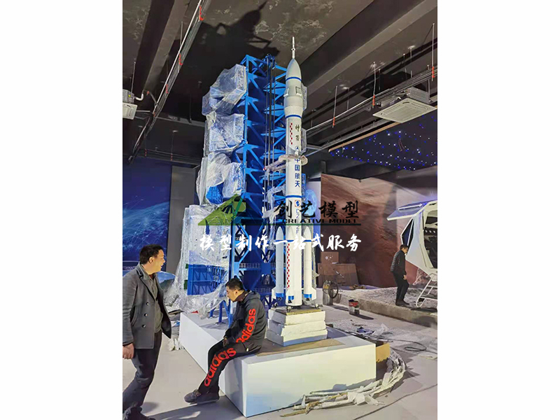 火箭衛(wèi)星發(fā)射模擬塔架模型