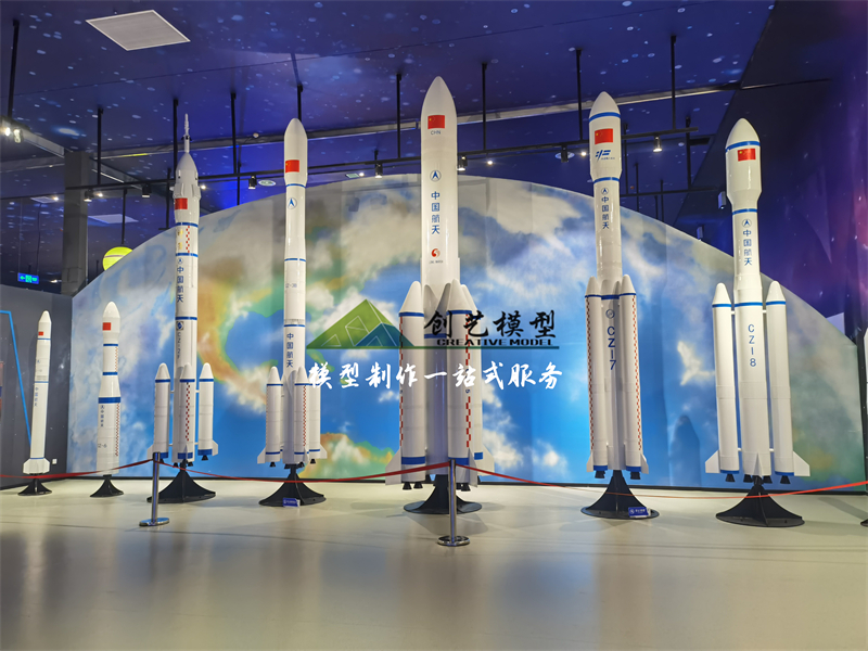 火箭家族模型展項(多媒體一體機講解)