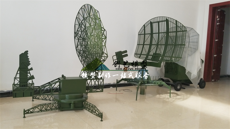 軍事展廳模型-坦克模型軍用雷達模型-包頭重工展廳定制模型