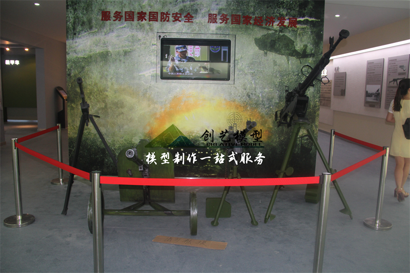 軍事展廳模型-坦克模型軍用雷達模型-包頭重工展廳定制模型
