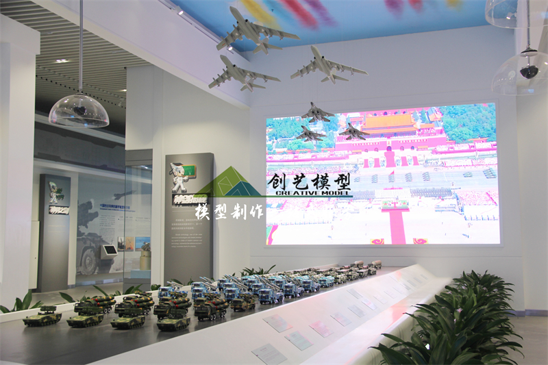 大閱兵車輛車隊(duì)模型-北京軍事博物館定制