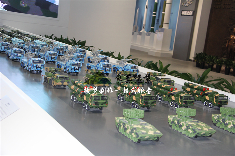 大閱兵車輛車隊(duì)模型-北京軍事博物館定制