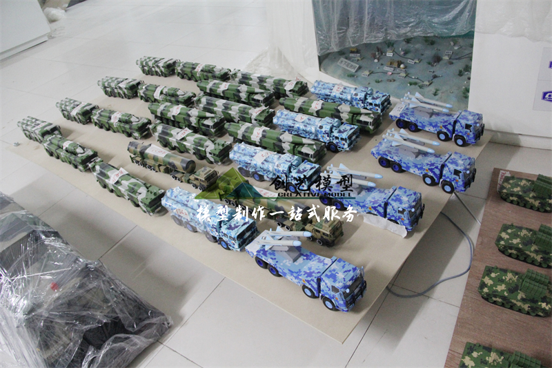大閱兵車輛車隊(duì)模型-北京軍事博物館定制