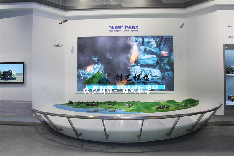 ”全空域“作戰(zhàn)能力演示沙盤-北京軍事博物館定制