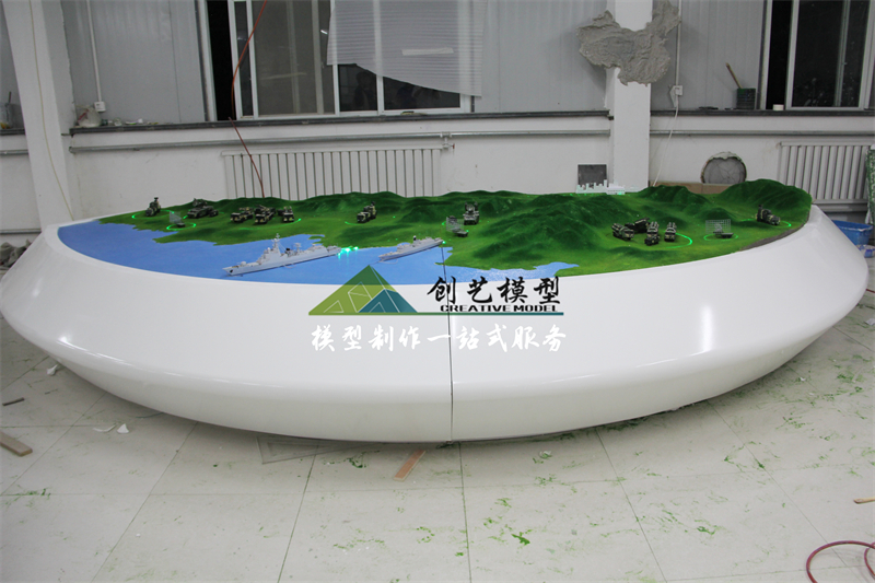 ”全空域“作戰(zhàn)能力演示沙盤-北京軍事博物館定制