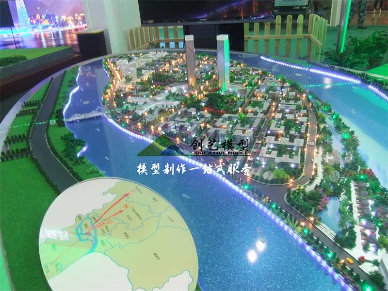 廣州國際生物島沙盤