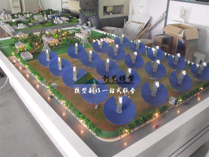 太陽能矩陣沙盤模型