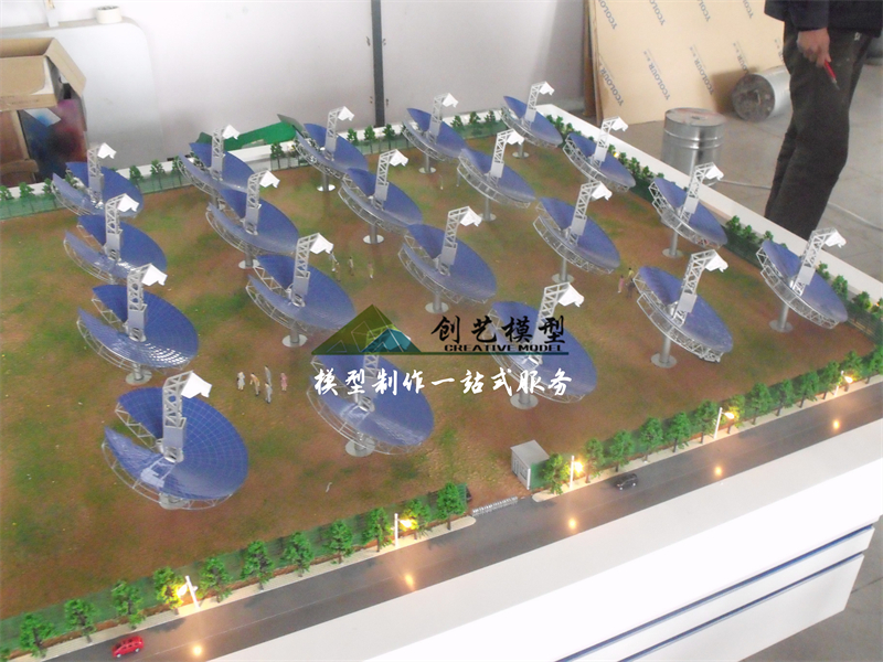 太陽能矩陣沙盤模型