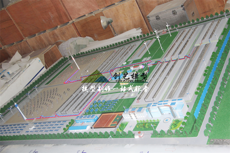寧夏太陽(yáng)能發(fā)電場(chǎng)模型