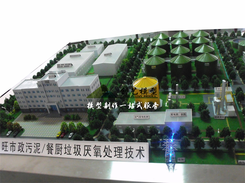 污泥,、垃圾厭氧沼氣發(fā)電系統(tǒng)模型