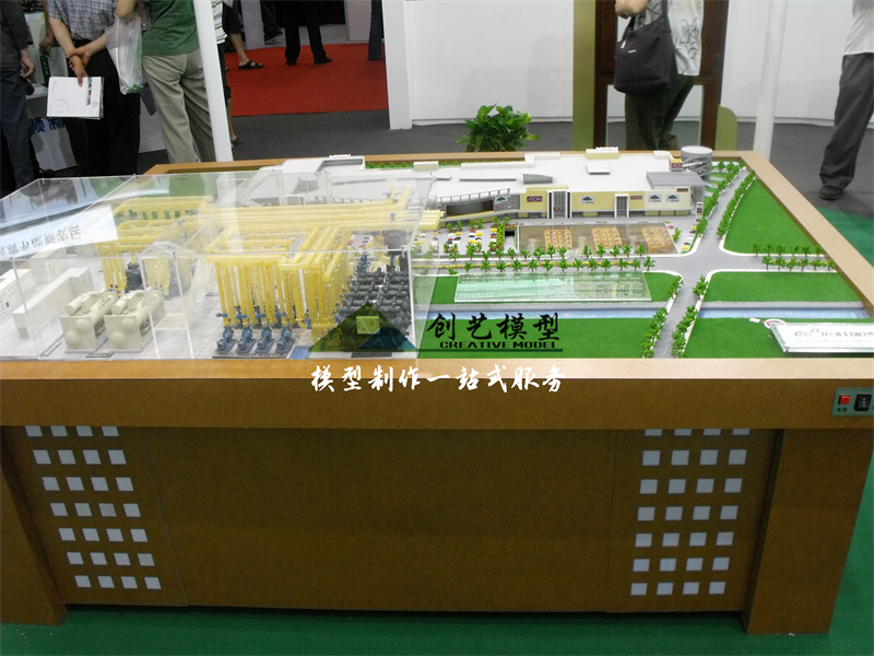 地緣熱泵供給系統(tǒng)演示沙盤模型