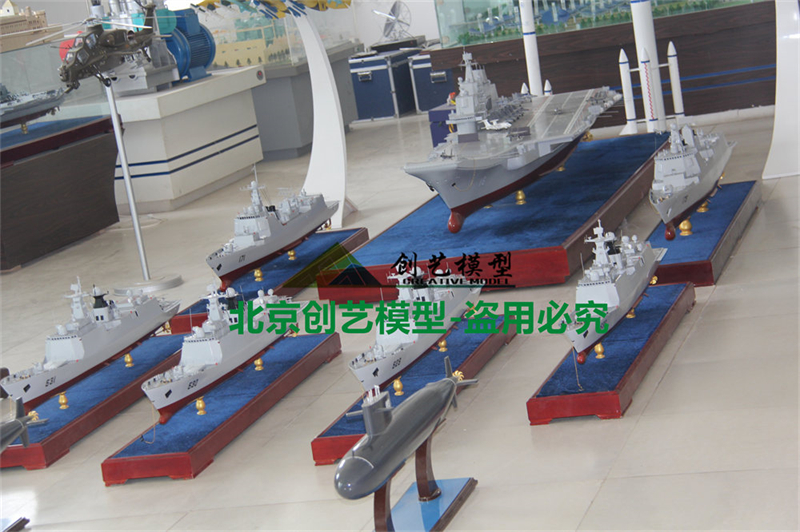 航母編隊科普展示模型